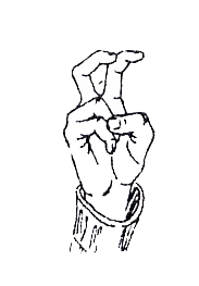 Vēstule H zīmju valoda H