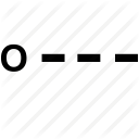 Vēstule O morzes kodēt O